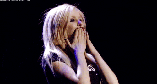 Avril Lavigne Kiss GIF
