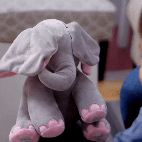 Peekatoy™ Peekaboo Elephant Plush Toy – PeekaToy Co