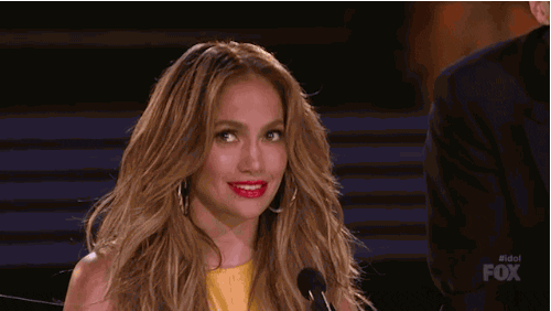 Jennifer Lopez Head Over Shoulder GIF by American Idol - Find & Share on GIPHY