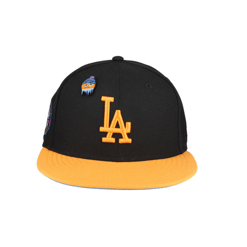 Los Angeles Dodgers Frozen Orange Collection 50th Anniversary Fitted H ...