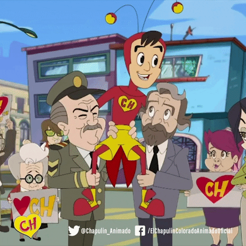 Elchapulincoloradoanimado GIF by Grupo Chespirito