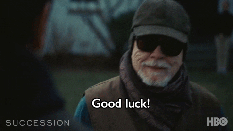 Brian Cox Good Luck GIF by SuccessionHBO