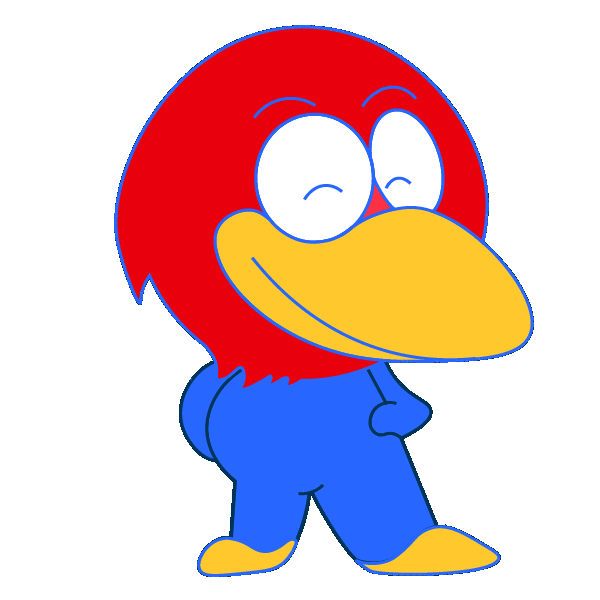 Ku Jayhawks Sticker by University of Kansas for iOS & Android GIPHY