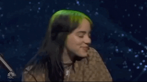 Billie Eilish Smile GIF by Saturday Night Live - Find & Share on GIPHY