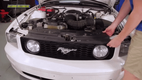 Mustang Headlight Install