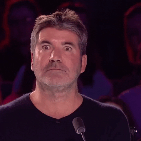 Simon Cowell Reaction GIF di Got Talent Global