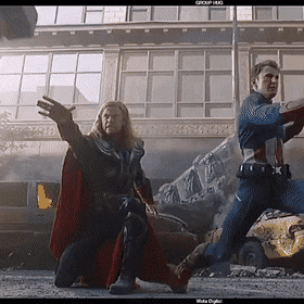 Mighty Thor in funny gifs