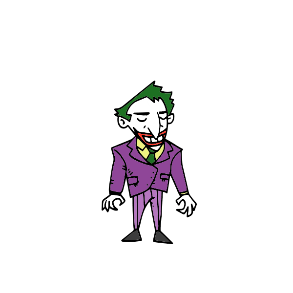 The Joker Art Sticker by GRIPLESS for iOS & Android GIPHY