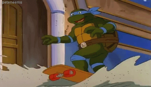 baby ninja turtles gif 1990