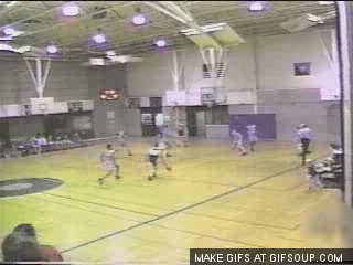 Image result for kid hit by basketball gif
