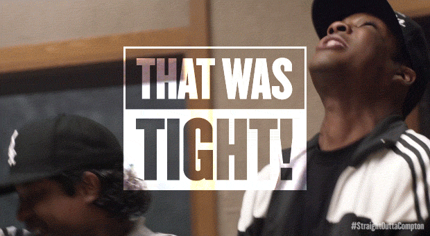 Hasil gambar untuk that was tight straight outta compton gif