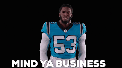 National Football League Reaction GIF by Carolina Panthers