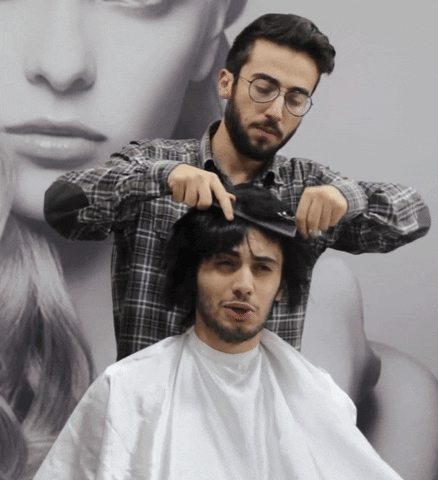 Hair Cut GIF by Kaya Giray - Find & Share on GIPHY