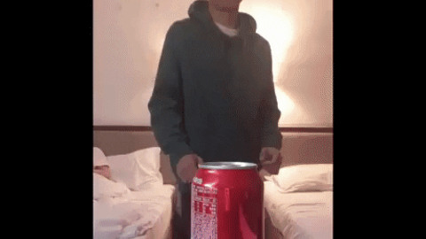 Soda can challenge is going out of hands