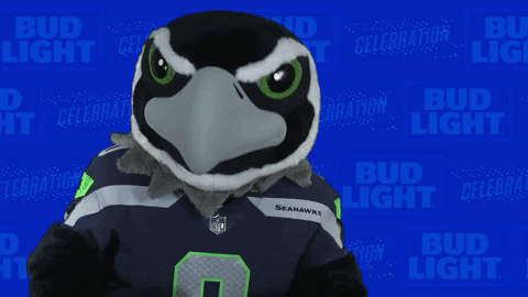 Bud Light Football GIF by Seattle Seahawks - Find & Share on GIPHY