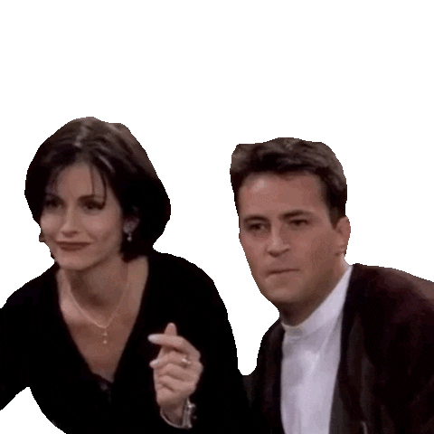 Monica de Friends bailando