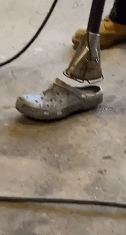 How to clean your crocs in funny gifs