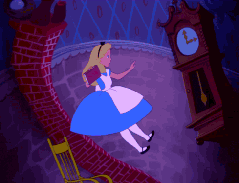 Image result for alice in wonderland disney gif