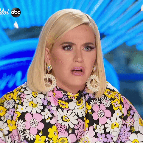 Katy Perry confused in american idol