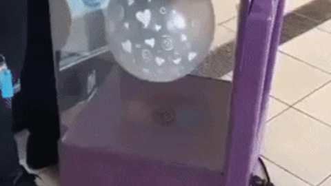 Teddy in a balloon