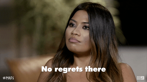 No Regrets Mafs GIF by Married At First Sight Australia - Find & Share on GIPHY