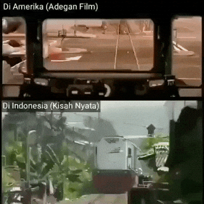 Meanwhilie in Indonesia in funny gifs