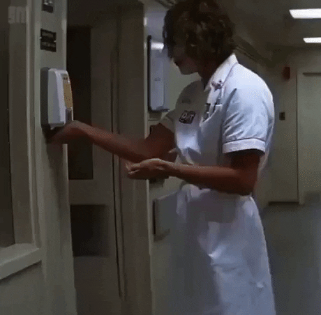 Even joker keep to use the sanitizer in funny gifs