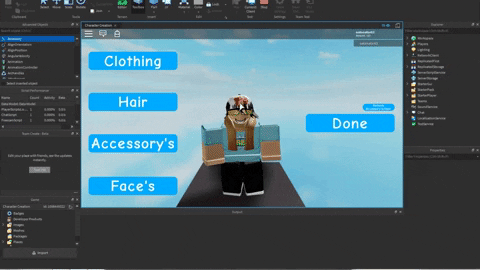 Selling Character Creation System Asset Marketplace - roblox character creation gui