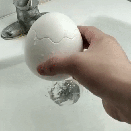 Baby duck bath toy in funny gifs