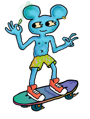 Animation Skate  Sticker  by Mr Tronch for iOS Android GIPHY