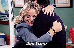 andy parks and rec hug