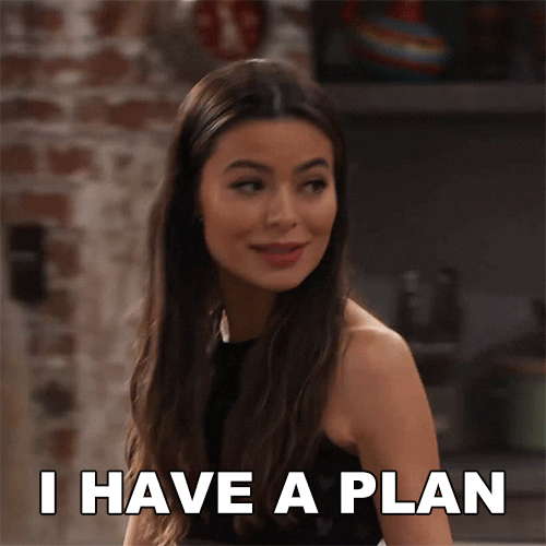 I have a plan (gif regarding joining clubs on campus)