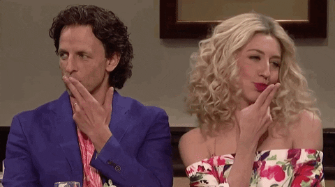 Seth Meyers Smoking GIF by Saturday Night Live