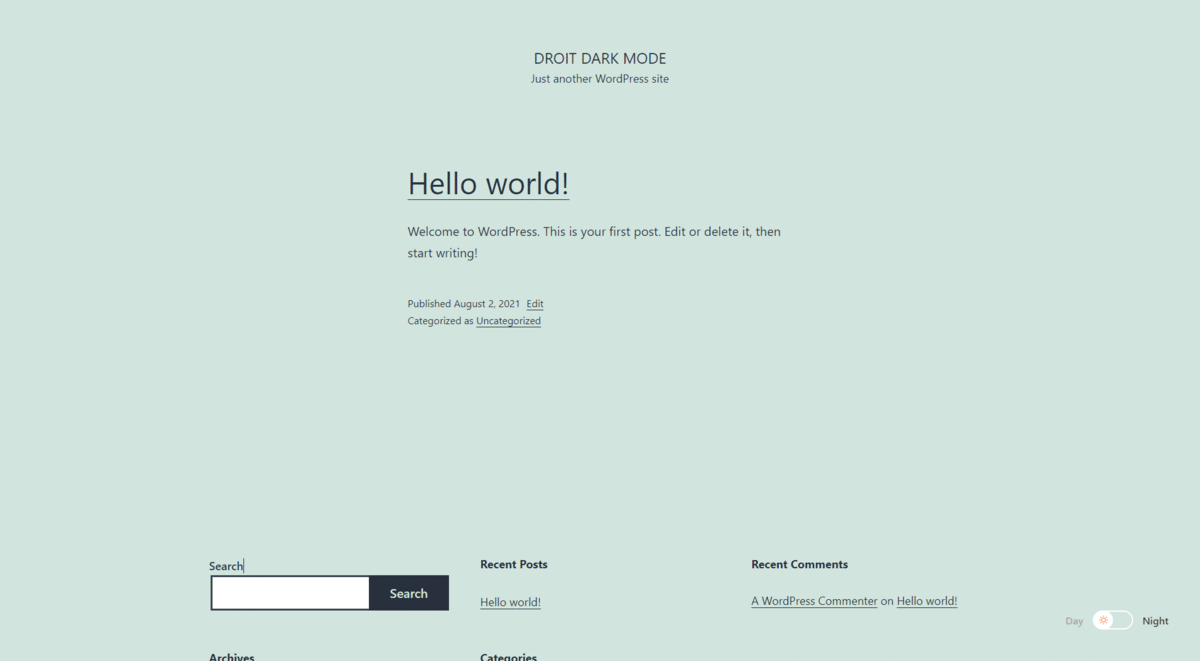 Droit-Dark-mode-Demo