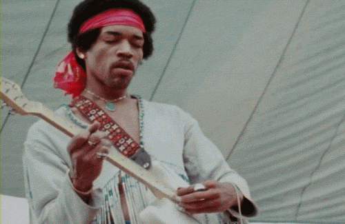 Resultado de imagen para gif Jimi Hendrix