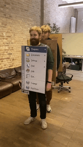 Windows touch screen in funny gifs