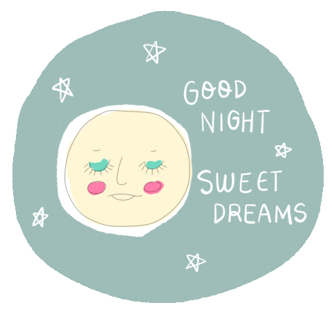 Good Night Sticker Happy Good Night Sticker by Chris Olson for iOS & Android | GIPHY