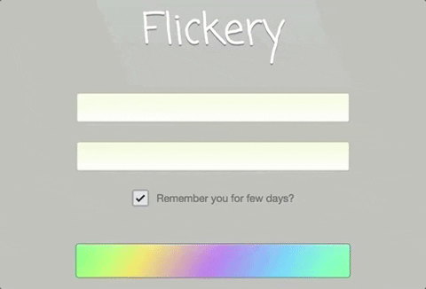 colorful login