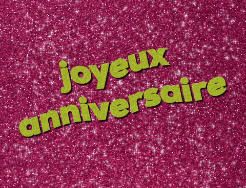 French Bon Anniversaire GIF by GIPHY Studios Originals