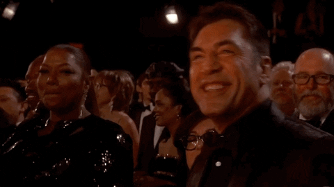 Happy Javier Bardem GIF by The Academy Awards - Find & Share on GIPHY