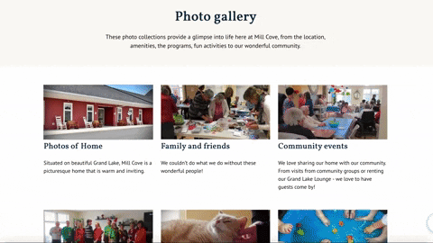 Exhibit Four - Visual showcase of a person centred home