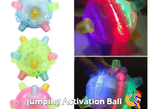 led jumping activation ball