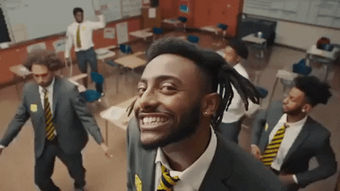 Happy Eyebrows GIF by Aminé - Find & Share on GIPHY