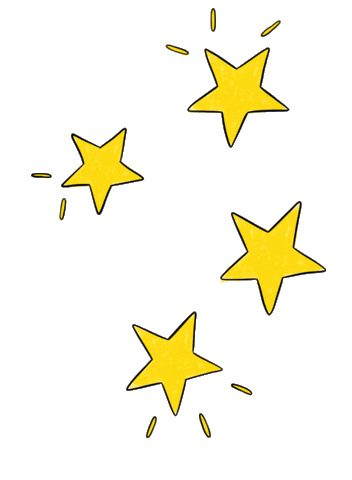 Star Moving Sticker by Poppy Deyes