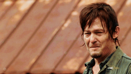 the walking dead crying why daryl