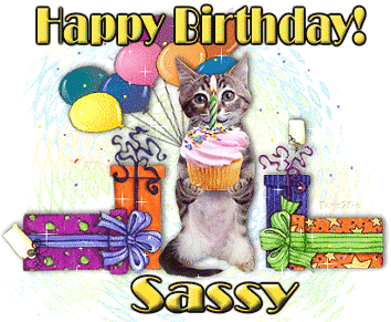 Image result for happy birthday cat gif