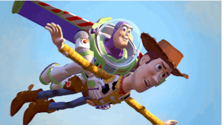 Buzz Lightyear y Woody vuelan juntos por los aires.- Blog Hola Telcel