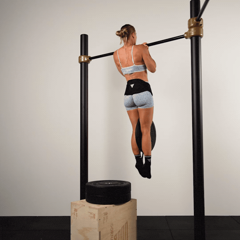 Weighted Negative Chin Ups demonstration