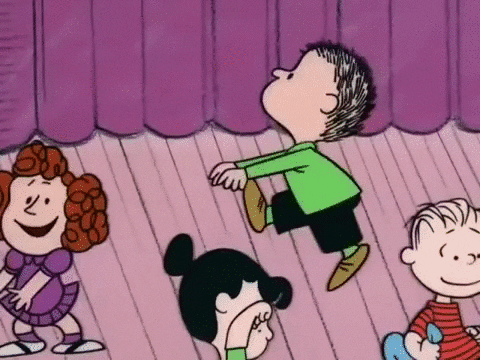 Charlie Brown dancing