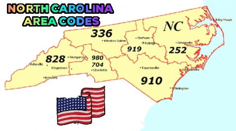 North Carolina Area Codes